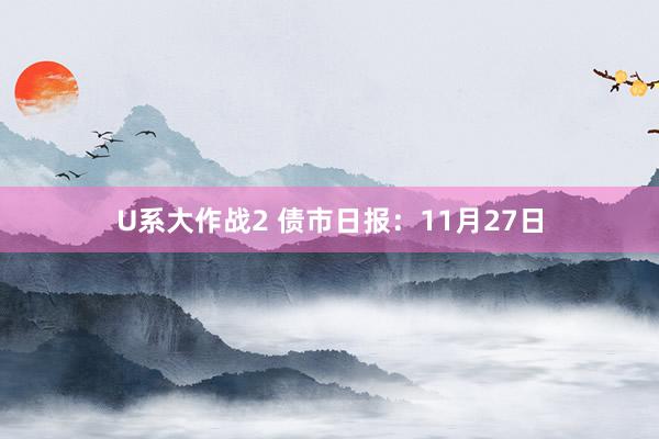U系大作战2 债市日报：11月27日