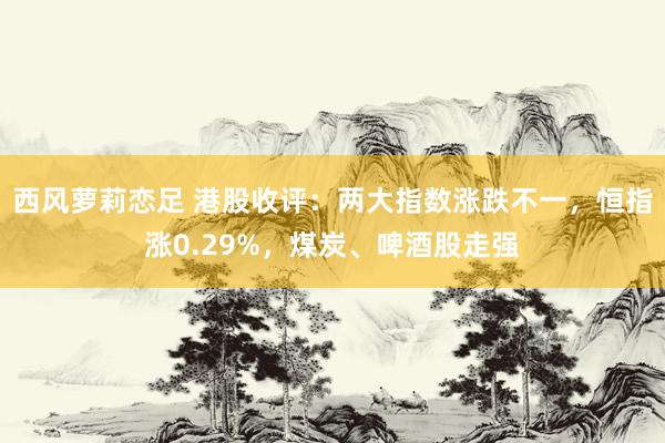 西风萝莉恋足 港股收评：两大指数涨跌不一，恒指涨0.29%，煤炭、啤酒股走强