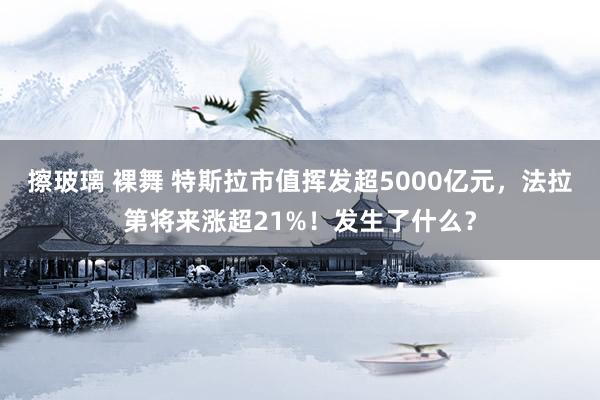 擦玻璃 裸舞 特斯拉市值挥发超5000亿元，法拉第将来涨超21%！发生了什么？