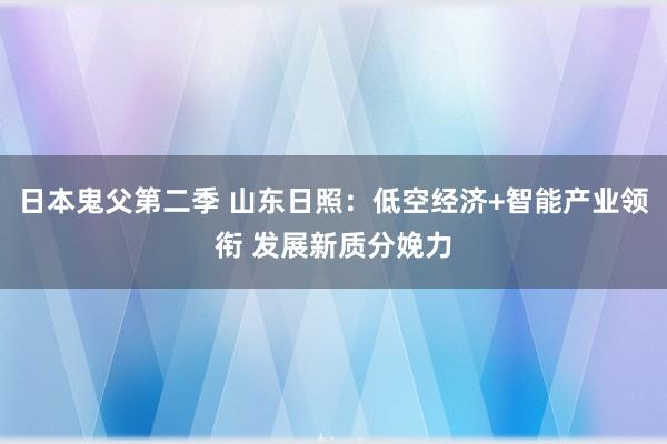日本鬼父第二季 山东日照：低空经济+智能产业领衔 发展新质分娩力