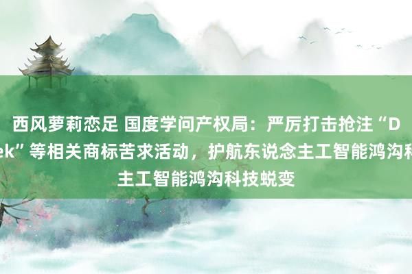 西风萝莉恋足 国度学问产权局：严厉打击抢注“DeepSeek”等相关商标苦求活动，护航东说念主工智能鸿沟科技蜕变
